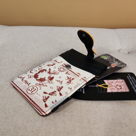 Loungefly Disney Hocus Pocus Black Flame  Candle Cardholder Wallet Halloween NEW - Picture 6 of 7